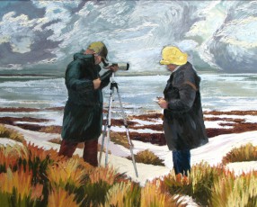 Birdwatchers att Montague Island 2007